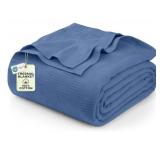 New Utopia Bedding Wedgewood 100% Cotton Blanket