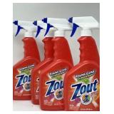 New Lot of 4, Zout Laundry Stain Remover Spray,