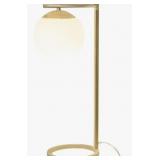 Enigmatic Glow Velvet Globe Brass Metal Table