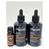 New Lot of Oils, Includes 2 Ct Cliganic Organic