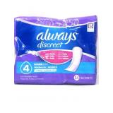 Always discreet zero odor 54 pads total