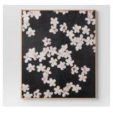 Size 30 x 36 Inches Ditsy Floral Framed Canvas