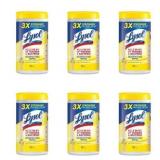 New Lot of 6, Lysol Disinfectant Wipes,