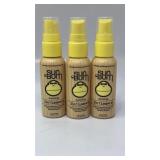 Lot of 3 Sun Bum Beach Formula 3-in-1 Leave-in
