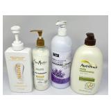 4pc Lot of Body Wash and Lotion, Used / Opened