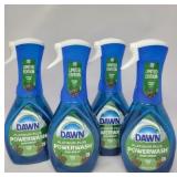 New Lot Of 4 Dawn Powerwash Spray, Dish Soap,