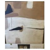 (Set of 2) 24" x 30" Earth Abstract Framed