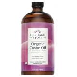 New HERITAGE STORE Organic Castor Oil - 32oz