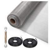 New Aluminum Screen Roll with Spline & Rolling