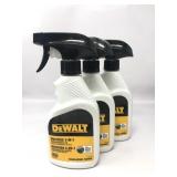 3 pack DeWalt multi use 3 in 1 lubricates