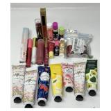 Large Lot of Lip Products & Hand Creams, Includes