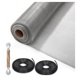 New Aluminum Screen Roll with Spline & Rolling