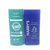 Toms unscented deodorant,Harryï¿½s extra strength