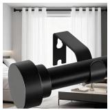 New SenceHome Black Curtain Rods for Windows 66