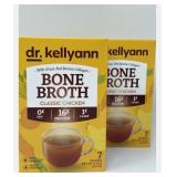 New 2 Ct Dr. Kellyann Bone Broth Collagen Powder