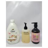 Dove 34oz Shea Butter Hand Soap. SANTAL Body Wash