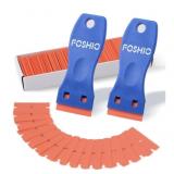 FOSHIO Plastic Razor Blade Scraper Include 2PCS