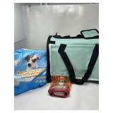 Lot of Pet Products, Includes Teal Cat Pet Small