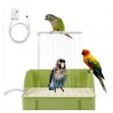 Automatic Bird Bath with Pump, Parrot Bathtub