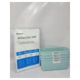 New Shower Curtain Liner 8G 72x72" White & 4 Sink