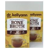 New 2 Ct Dr. Kellyann Bone Broth Collagen Powder