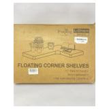 Corner Floating Shelves for Wall Mounted Natural