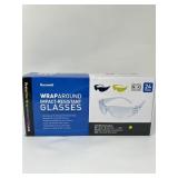 New 24 Pack Raxwell Clear Safety Glasses, ANSI