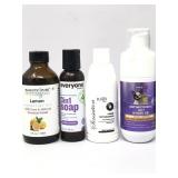 Lemon essential oil,3 in 1 soap vanilla and