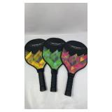 Pickleball Paddles Set of 3, 15.5 inches (L) x