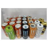 24pc Lot of Energy drinks- monster, mtn dew