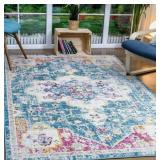 New Amorettise Boho Trellis Area Rug 6