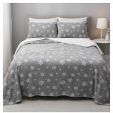 New Winter Snowflake Throw Blanket 60 x 80 inches