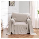 MEETSKY Small Couch Cover Oversized Armchair Sofa