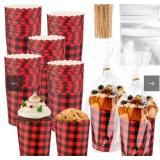 New Eaasty 50 Sets Christmas Panettone Paper