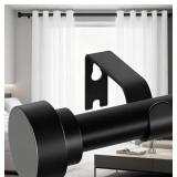 New SenceHome Black Curtain Rods for Windows 66