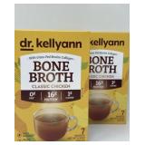 New 2 Ct Dr. Kellyann Bone Broth Collagen Powder