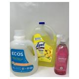 Lot of Cleaning Products, Includes ECOS Laundry