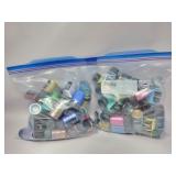 Large Lot Of Various Mica Powders Some Lids Loose