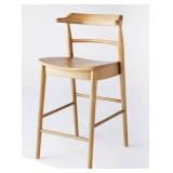 Kaysville Curved Back Wood Counter Height