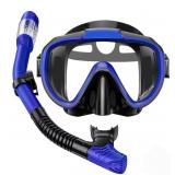 New Snorkeling Gear for Adults, Dry-Top Snorkel