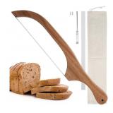 Bread Knife for Homemade Bread,Wooden Bread Bow