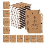 New 30 Christian Bible Notebooks with 30 Pens,