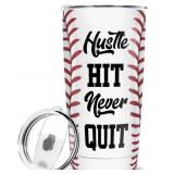 New wowcugi Baseball Tumbler 20oz Stainless Steel