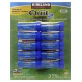 Kirkland Signature Quit2 2mg lozenge 6 pack stop