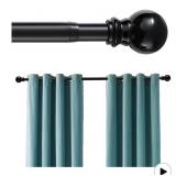 New SenceHome Black Curtain Rods for Windows 66