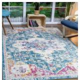 New Amorettise Boho Trellis Area Rug 6