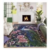 Living Room Rug 5x7 Rug Machine Washable Floral