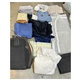 Large Lot of Fabrics, Includes Curtains, Throw