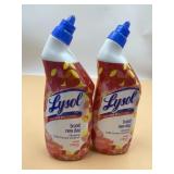 Lot of 2 Lysol Toilet Bowl Cleaner, 24 Ounces (