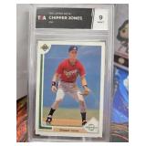 Rare Vintage Graded Chipper Jones 1991 Upper Deck